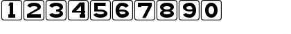 Download bricks Regular Font Numeric Preview