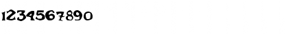 Download Broken Bricks Regular Font Numeric Preview
