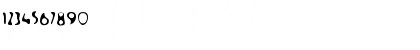 Download BUBBLE GUM Regular Font Numeric Preview