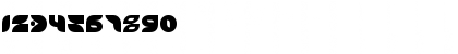 Download Bun Regular Font Numeric Preview