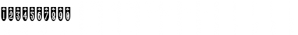 Download Clark Fonts Regular Font Numeric Preview