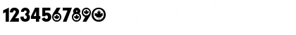 Download Covered Canada Regular Font Numeric Preview