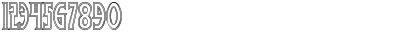 Download Wolf's Bane Bold Outline Bold Outline Font Numeric Preview