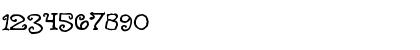 Download Curly Baby Regular Font Numeric Preview