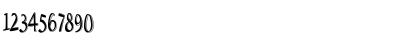 Download Dimnishing Fonts Regular Font Numeric Preview