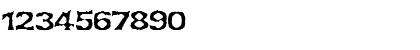 Download Do or Die Regular Font Numeric Preview