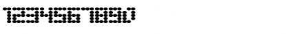 Download Dotmatrix Regular Font Numeric Preview
