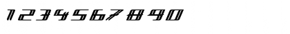Download Double Impact Regular Font Numeric Preview