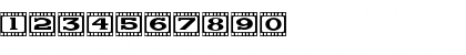 Download Evita Sad Bold Regular Font Numeric Preview