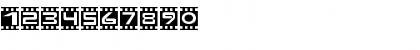 Download Exposed Regular Font Numeric Preview