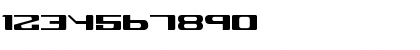 Download Exshaw Premium Regular Font Numeric Preview