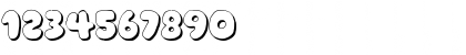 Download Floated Bubbles Regular Font Numeric Preview