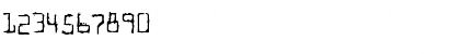 Download CK Carbon Copy Regular Font Numeric Preview
