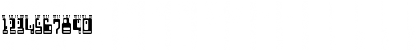 Download Ic Chip Regular Font Numeric Preview