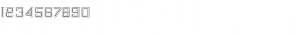 Download Inline Regular Font Numeric Preview