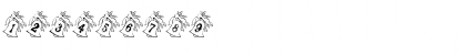 Download Jingling Bells Regular Font Numeric Preview