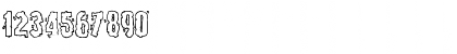Download Left Over Regular Font Numeric Preview