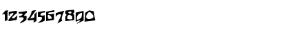 Download Woodcut Normal Font Numeric Preview