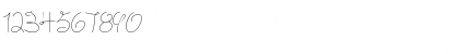 Download CK Curly Cursive Regular Font Numeric Preview