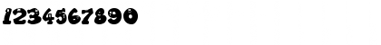 Download OOH Regular Font Numeric Preview