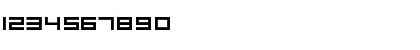 Download PeaDea Regular Font Numeric Preview