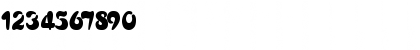 Download Pop Bumbs Regular Font Numeric Preview