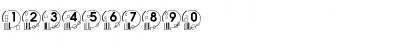 Download Porous Regular Font Numeric Preview
