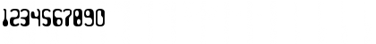 Download Power Cut Regular Font Numeric Preview
