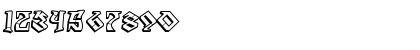 Download Private Place Regular Font Numeric Preview
