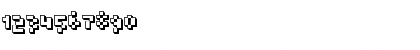 Download Pumellelo Regular Font Numeric Preview