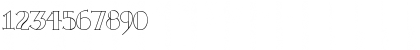 Download CK Fill In Regular Font Numeric Preview