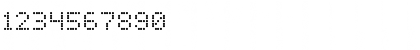 Download LED Dot-Matrix Regular Font Numeric Preview