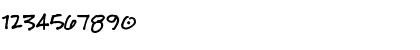 Download CK Leisurely Regular Font Numeric Preview