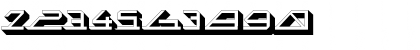 Download MEGA SLANT LINE 3D Font Numeric Preview