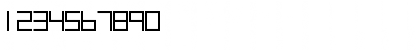 Download minim 100 Font Numeric Preview