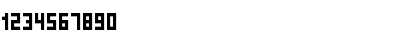 Download Pixel Millennium Regular Font Numeric Preview