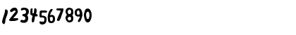 Download Worm Regular Font Numeric Preview