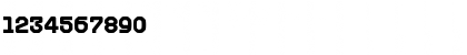 Download RangeBlack Regular Font Numeric Preview