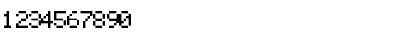 Download TerminalTTF Regular Font Numeric Preview