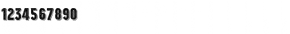 Download Borgens Burlesque Regular Font Numeric Preview