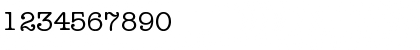 Download Typewriter-Regular Regular Font Numeric Preview
