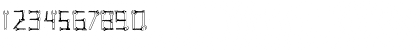 Download WrenchedLetters Regular Font Numeric Preview