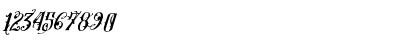 Download Vtks Lovers Italic Regular Font Numeric Preview