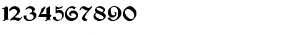 Download WorldeArcane Regular Font Numeric Preview