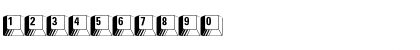 Download Your Keys Regular Font Numeric Preview