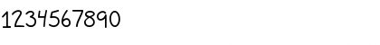 Download CK Solid Regular Font Numeric Preview