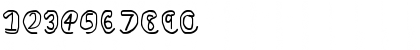 Download At Sign Regular Font Numeric Preview