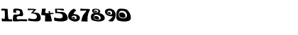 Download chuck-shadow regular Font Numeric Preview
