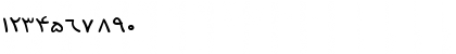 Download Dast Nevis Regular Font Numeric Preview