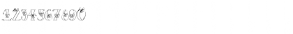 Download CK Sweet Bows Regular Font Numeric Preview